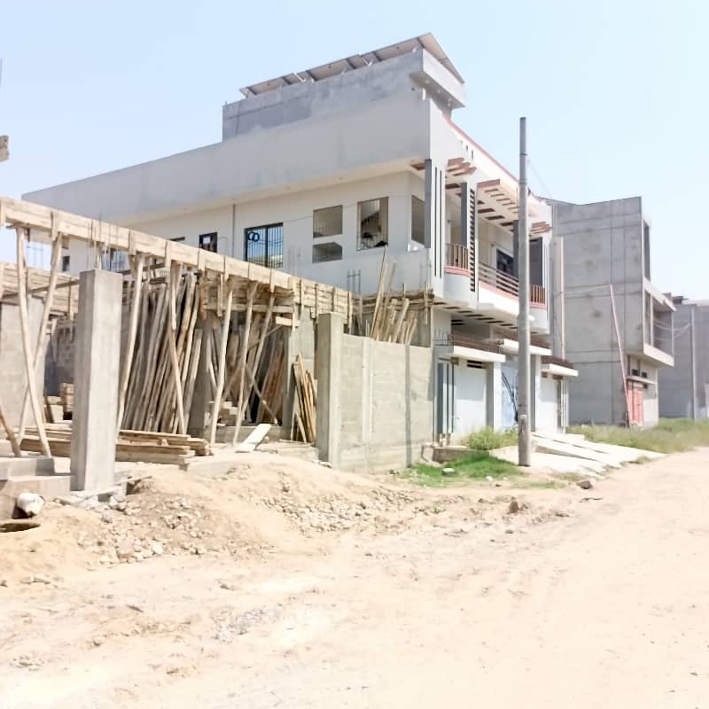 240 SQ YARD WEST OPEN TRANSFER PLOT FOR SALE IN SAADI GARDEN BLOCK 5 9