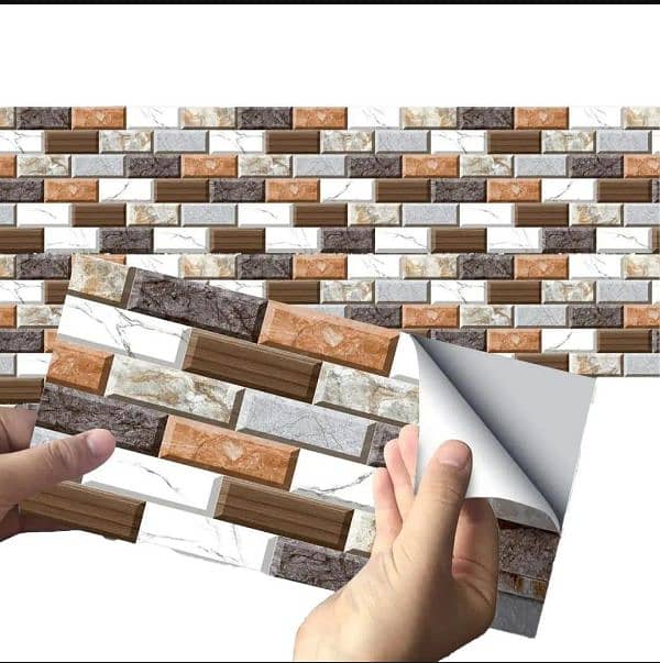 48 Pcs brownish wall stickers. It is deliverable to your location. 0