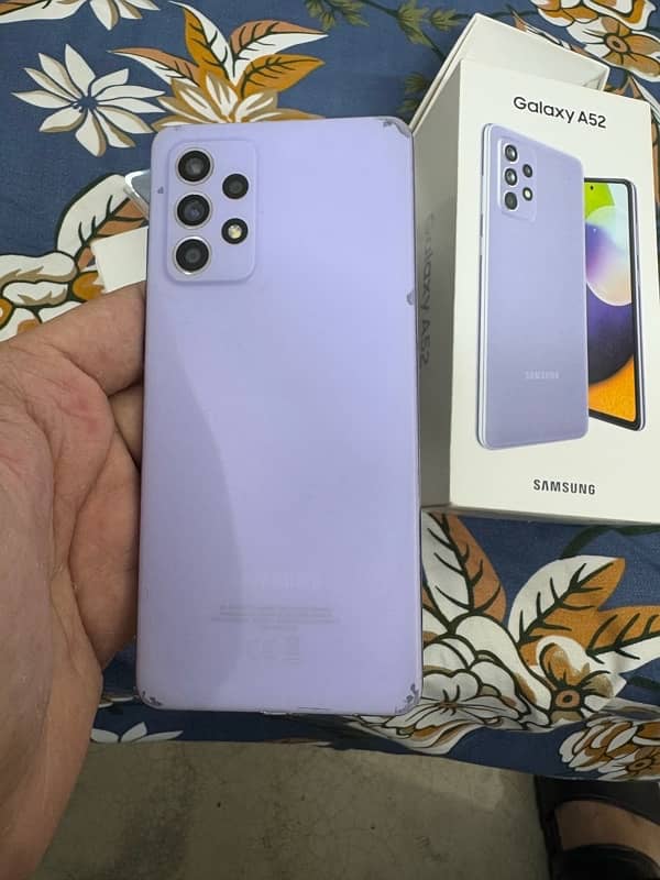 Samsung a52 pta approve with box 0