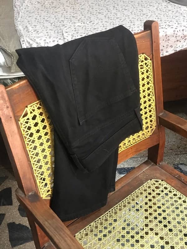 BRAND NEW ORIGINAL LEVIS JET BLACK JEANS 4