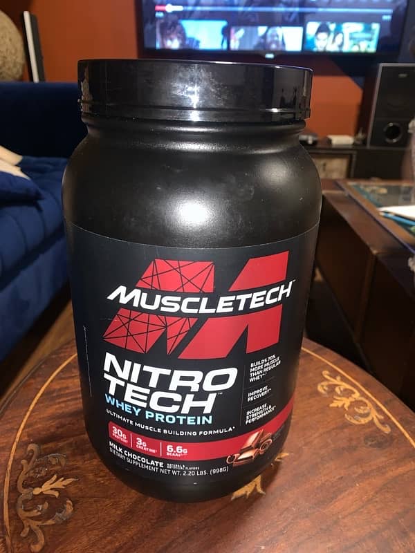 Muscletech Nitro Tech Whey Protein Milk Chocolate flavour 2.2 lbs 4