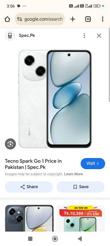 Tecno spark GO 1 white colour 4/64 0