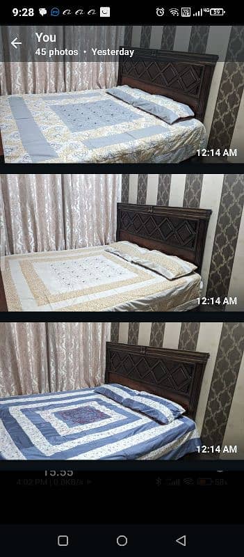 fectory wholesail price pach work dabal bed sheet 2 pilo 2