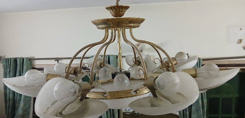 gold traditional glass fanoos chandelier fanos 10