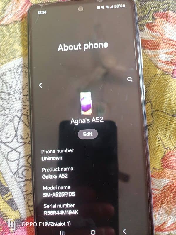 Sumsang A52 8/128Gb Rs. 40000 1