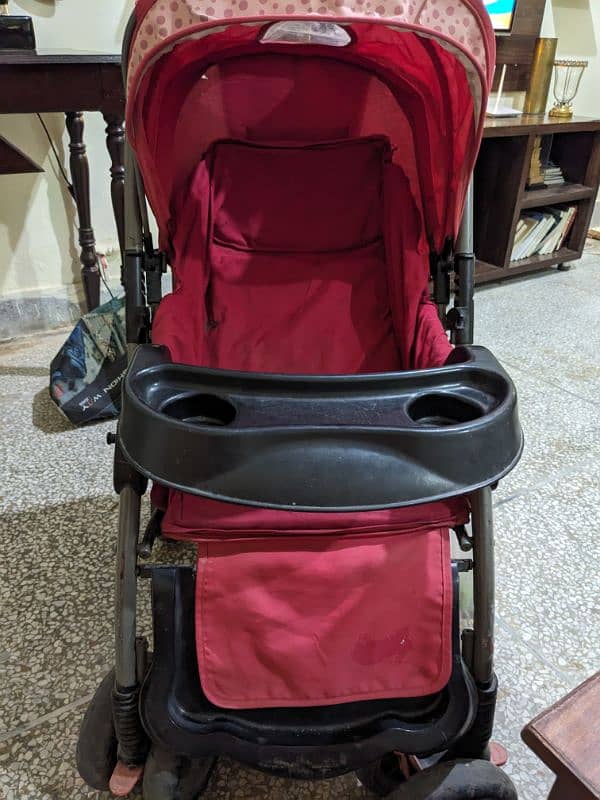 good condition with soft suspension stroller 1