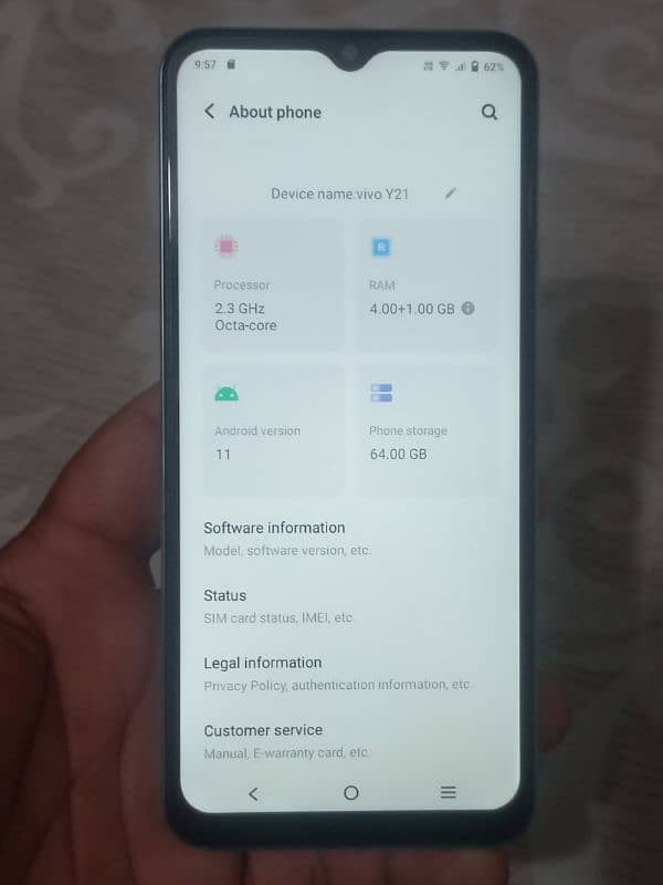 VIVO Y21 (4/64) GB Exchange Possible 5