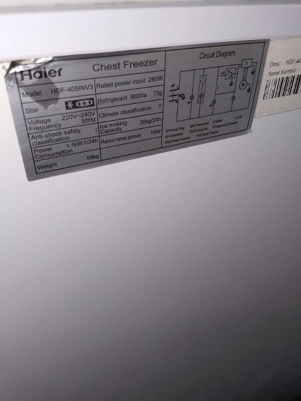 Haier deep freezer 03221345693 5