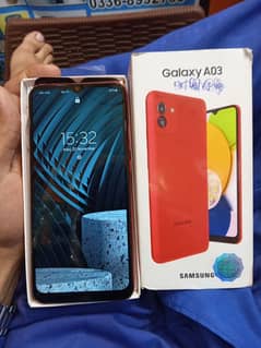 Samsung Galaxy A03 PTA official approve box hai 3rm GB32 all ok hai