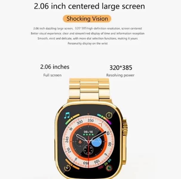 Dt900 Ultra Smart Watch With 7 Straps Big 2.06 2