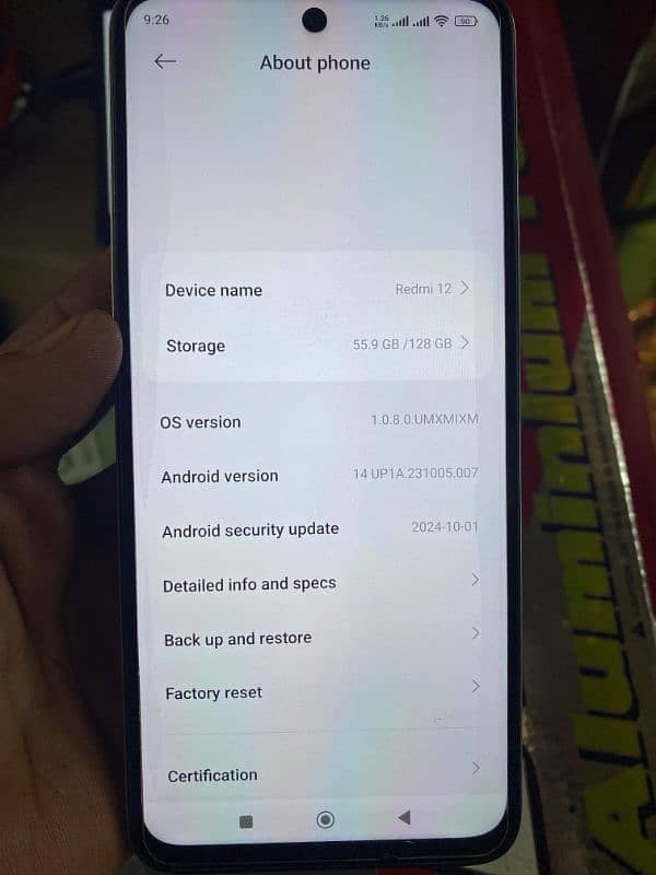 Redmi 12 8 GB RAM 128 ROM 1