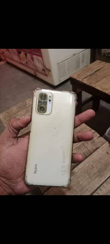 Redmi not 10 with box charger powar bank sale and exchange 5