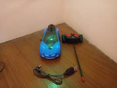 Remote-Controlled Car with Lights, Smoke, and Rechargeable Battery