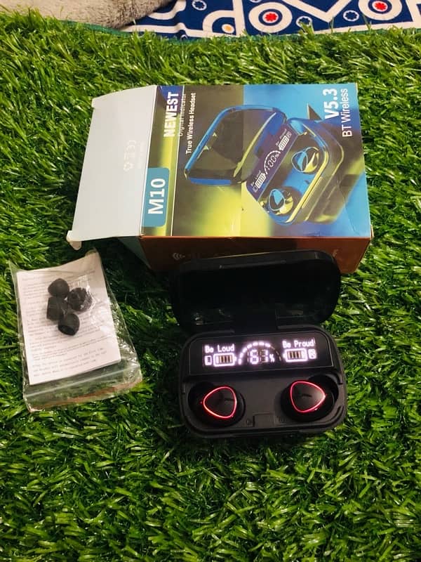 M10 airbuds Good sound buffer sound WhatsApp(03274117805) 3