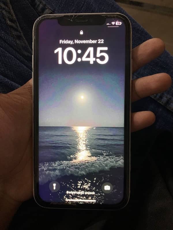 Iphone 11 ( Non PTA 64 Gb Factory Unlock) White Colour 1