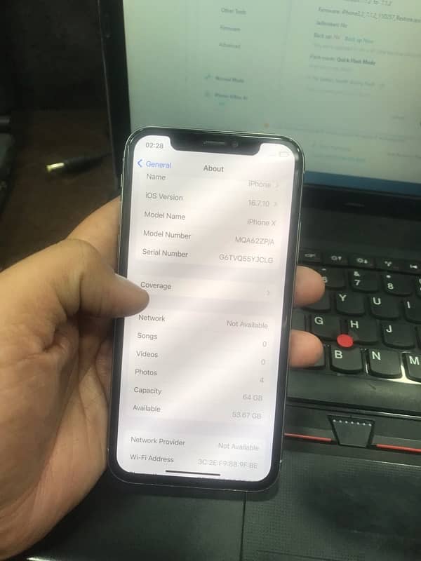 iphone x 64 gb PTA 5