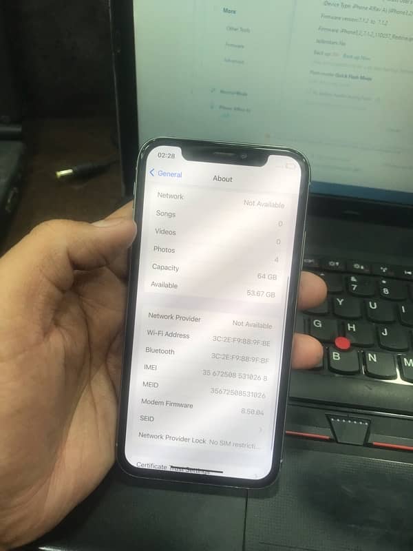 iphone x 64 gb PTA 6