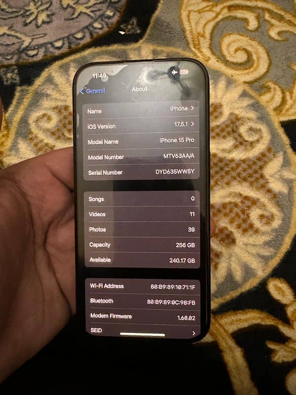 iphone 15 pro max 256gb 1