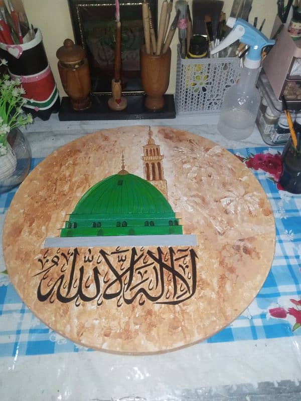 Gumbad e Khizra Painting At home 1