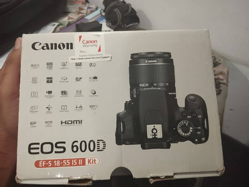 Canon EOS 600D Camera 0