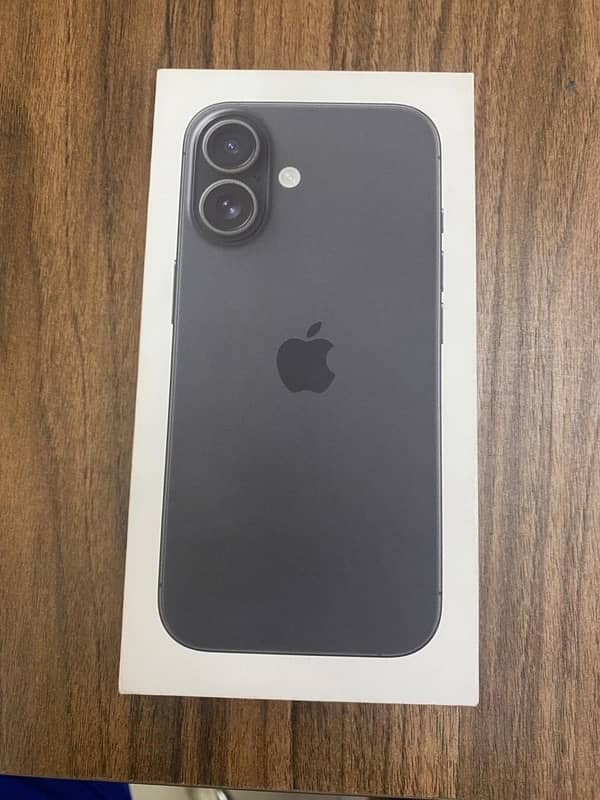 Apple iPhone 16 Black Color 256GB Box Pack 2