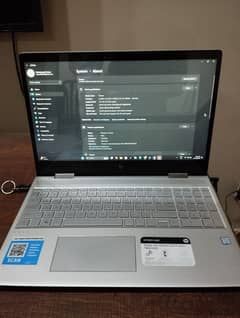 HP envy i5 8th generation 360 degree rotation with touch screen