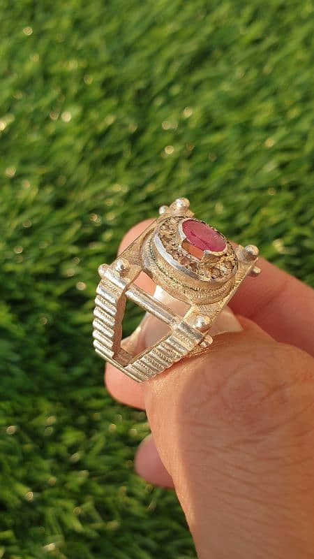 Natural Ruby Covered with Diamonds 6