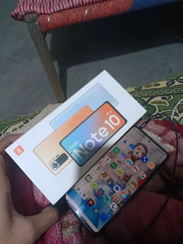 REDME NOTE 10PRO 8/128 WITH ORIGINAL BOX AND CHARGER 1