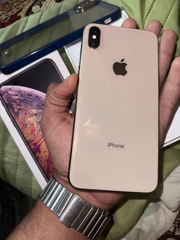 iphone x s max (256) with boxPTA Aproved 0