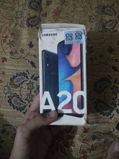 Samsung A20 pinal on nahi hai PTA Aproof hai Our Box Be hain 10/8 Okey