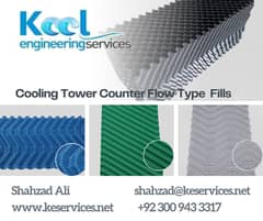 Cooling Tower Fills, Pvc Fins, Cross Flow Fills, New Pvc Sheets