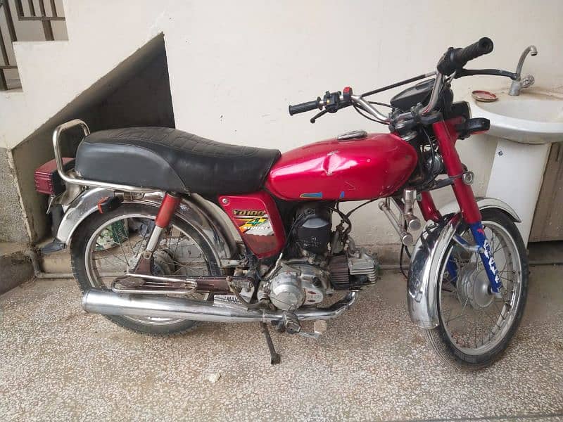 Yamaha motorcycle 4YD100 5