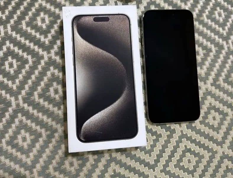 Iphone 15 pro max non pta factory unlocked waterpacked set gurrented 1