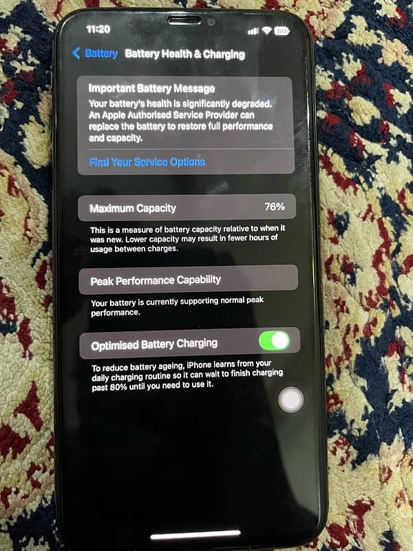 iPhone xs max 256 GB PTA Approved with box imei matched 2