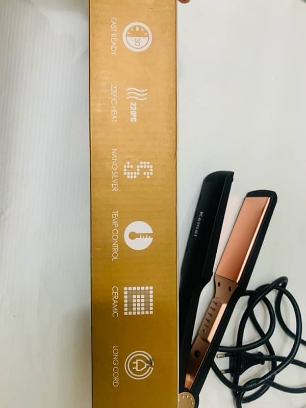 kemei hair straightener 3