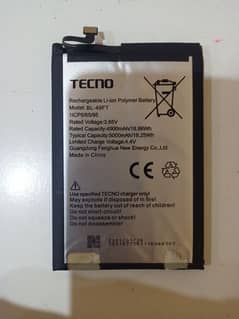 Original used  Mobil battery Tecno 6 Go  urgent sale 1200