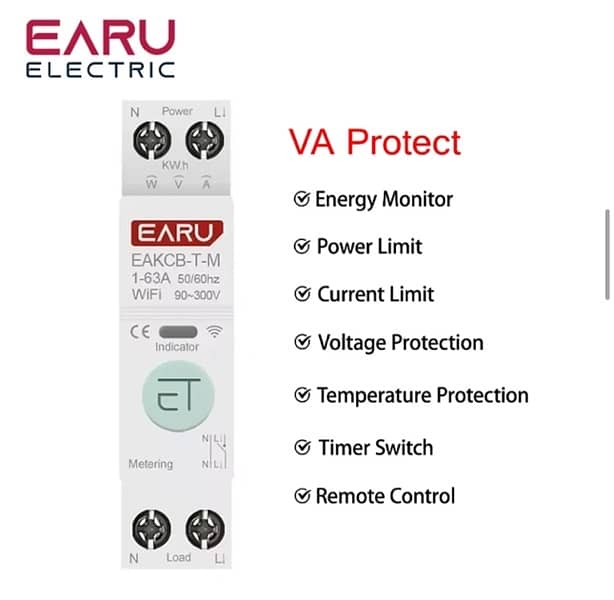 WIFI CIRCUIT BREAKER TUYA MCB WIFI SWITCH 6