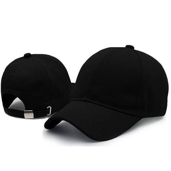 mat black color cap 0