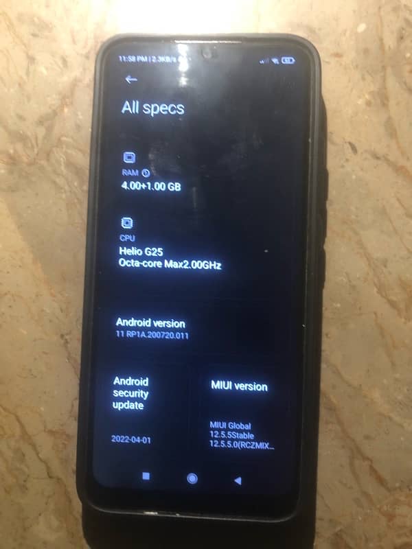 redmi 10A dual sim pta 4