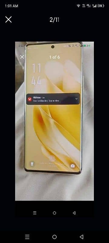 Infinix Zero 30.8+8 ram or 256 Memory  yellow colour 1