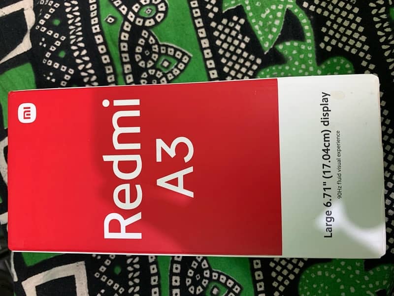 REDMI A3 for sell open box brand new condition 8