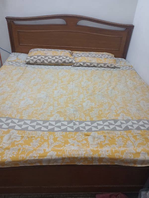 double bed with mattress 2