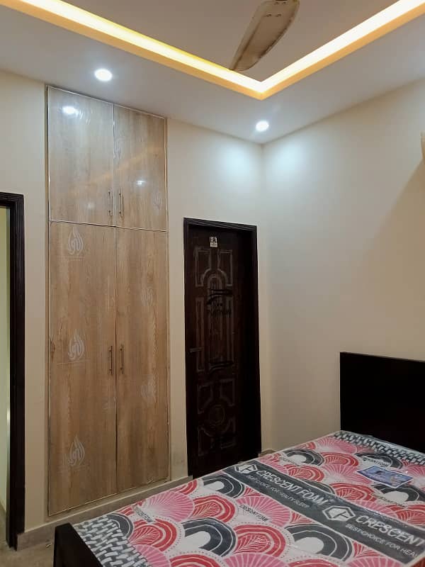 Furnish room per bed 21,000/- rent in alfalah town near lums dha lhr 10