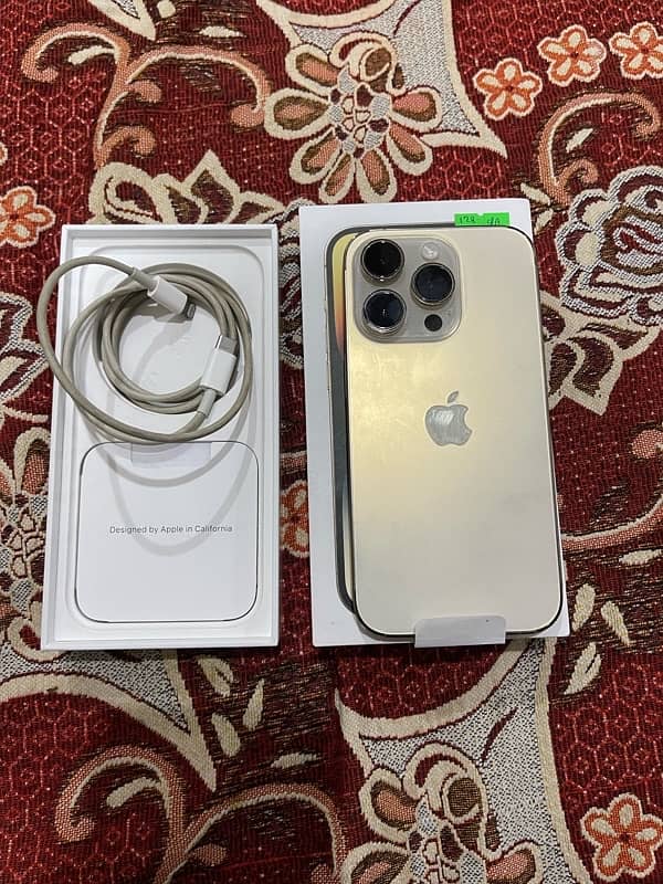 iphone 14 pro 128GP PTA approved physical plus e sim golden colour 2