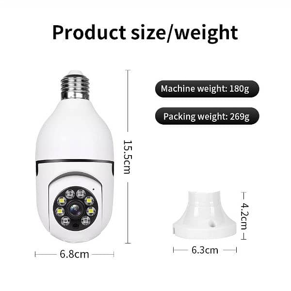 wifi 360 bulb camera 1