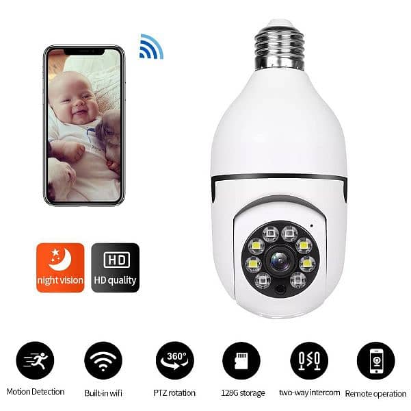 wifi 360 bulb camera 10