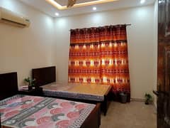 Furnish room per bed 21,000/- rent in alfalah town near lums dha lhr