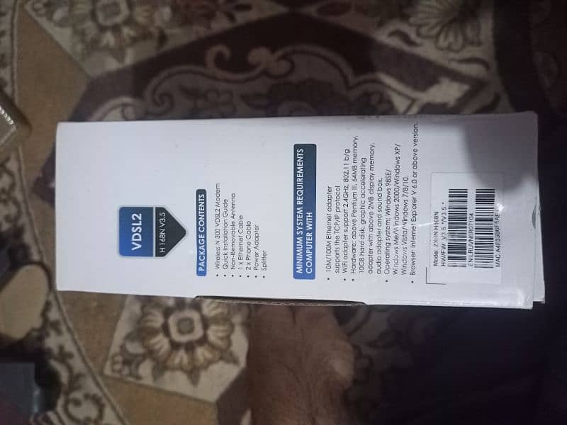 PTCL modem new model zte 1