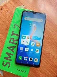 Infinix smart 7 4/64 with box and charger