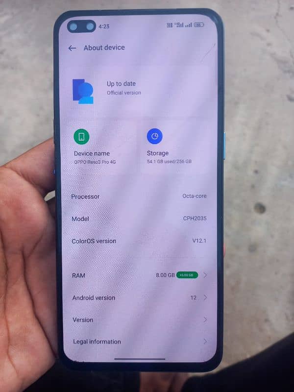 Oppo Reno 3 pro sale Exchange 5